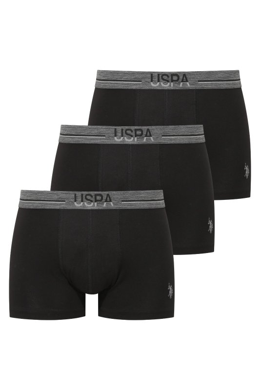 U.S. POLO ASSN. 3Pack modalové boxerky 80586 | Vermali.cz